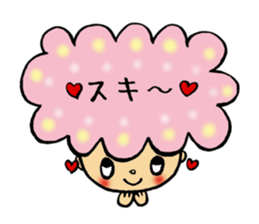 kawaii hair sticker #5299379