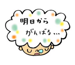 kawaii hair sticker #5299383