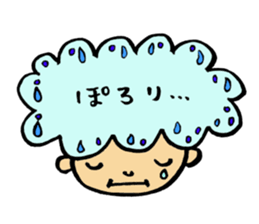 kawaii hair sticker #5299385