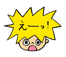 kawaii hair sticker #5299386