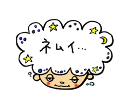 kawaii hair sticker #5299388