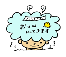 kawaii hair sticker #5299390