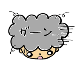 kawaii hair sticker #5299395