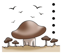 kimoi mushroom sticker #5300987