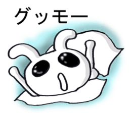 Large dark eyes of rabbits sticker #5301362