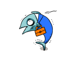 The fish man sticker #5301917