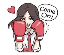 AsB - Muay Thai High School Girls sticker #5302756