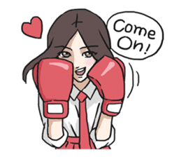 AsB - Muay Thai High School Girls sticker #5302756