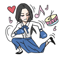 AsB - Muay Thai High School Girls sticker #5302761