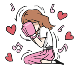 AsB - Muay Thai High School Girls sticker #5302763