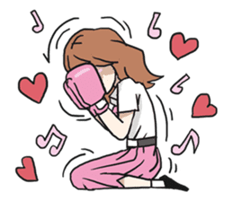 AsB - Muay Thai High School Girls sticker #5302763