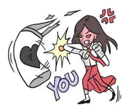 AsB - Muay Thai High School Girls sticker #5302768