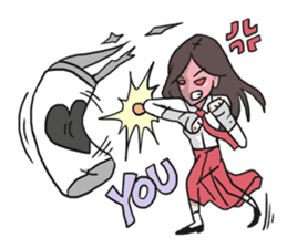 AsB - Muay Thai High School Girls sticker #5302768