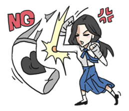 AsB - Muay Thai High School Girls sticker #5302769