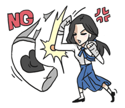 AsB - Muay Thai High School Girls sticker #5302769