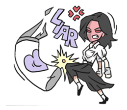 AsB - Muay Thai High School Girls sticker #5302770