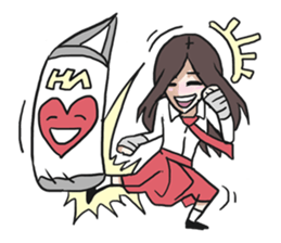 AsB - Muay Thai High School Girls sticker #5302776