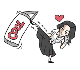 AsB - Muay Thai High School Girls sticker #5302778