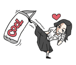 AsB - Muay Thai High School Girls sticker #5302778