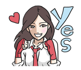 AsB - Muay Thai High School Girls sticker #5302780