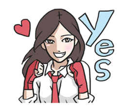 AsB - Muay Thai High School Girls sticker #5302780