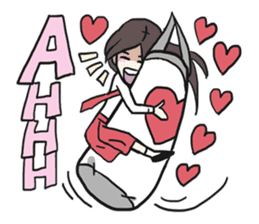 AsB - Muay Thai High School Girls sticker #5302784