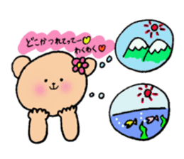 hanakumachan sticker #5303074