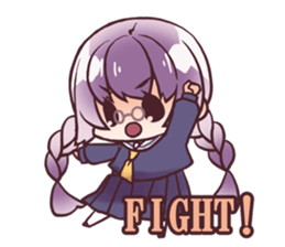 Schoolgirl of Hina and Chiyo sticker #5303405