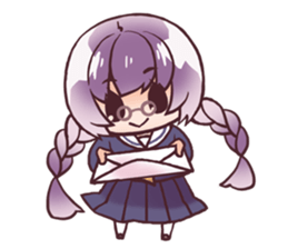 Schoolgirl of Hina and Chiyo sticker #5303413
