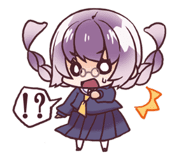 Schoolgirl of Hina and Chiyo sticker #5303415