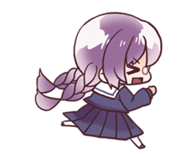 Schoolgirl of Hina and Chiyo sticker #5303418