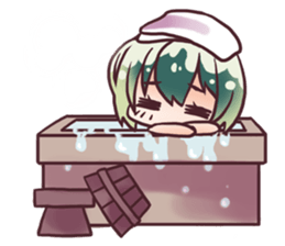 Schoolgirl of Hina and Chiyo sticker #5303419