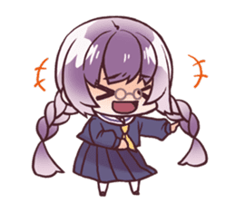 Schoolgirl of Hina and Chiyo sticker #5303421