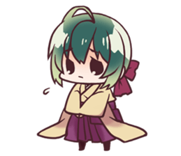 Schoolgirl of Hina and Chiyo sticker #5303422