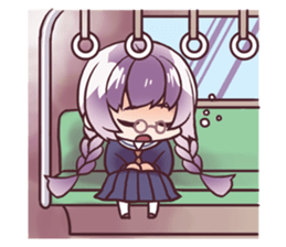 Schoolgirl of Hina and Chiyo sticker #5303423