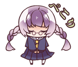 Schoolgirl of Hina and Chiyo sticker #5303424