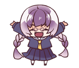 Schoolgirl of Hina and Chiyo sticker #5303426