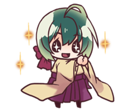 Schoolgirl of Hina and Chiyo sticker #5303427