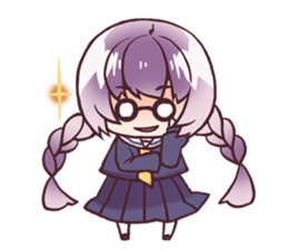 Schoolgirl of Hina and Chiyo sticker #5303431