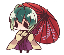 Schoolgirl of Hina and Chiyo sticker #5303435