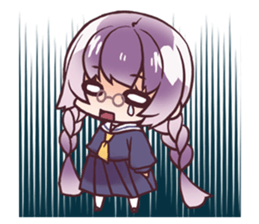 Schoolgirl of Hina and Chiyo sticker #5303440