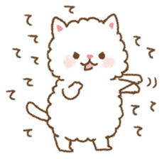 fluffy fat cat sticker #5304534