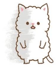 fluffy fat cat sticker #5304560