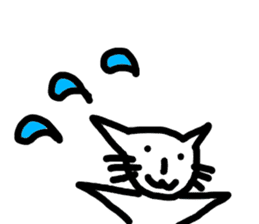 Holiday of cat sticker #5304768