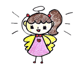 Harigane Tenshi (Wire Angel) sticker #5305804