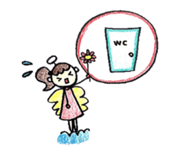 Harigane Tenshi (Wire Angel) sticker #5305813