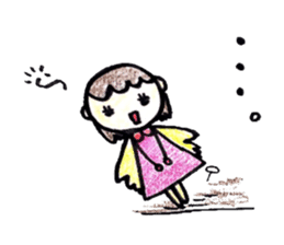 Harigane Tenshi (Wire Angel) sticker #5305815