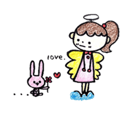 Harigane Tenshi (Wire Angel) sticker #5305826