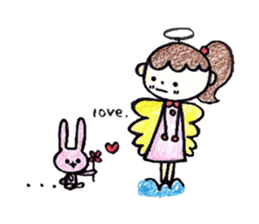 Harigane Tenshi (Wire Angel) sticker #5305826