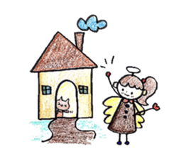 Harigane Tenshi (Wire Angel) sticker #5305830